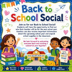 Back to School Social